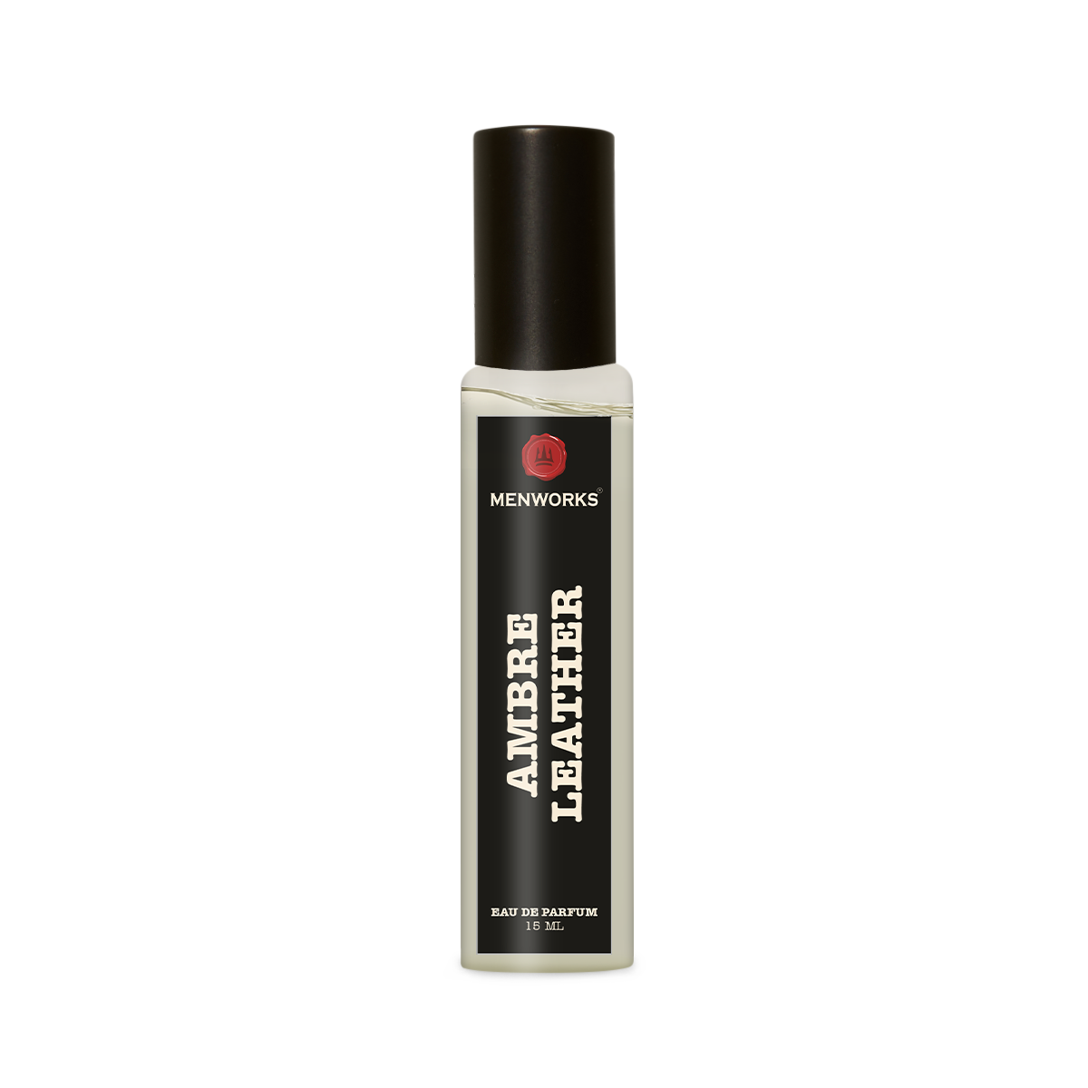Menworks Ambre Leather Perfume – Oud Leather Fragrance for Men, Bold & Intense 25% Oil EDP 15ml
