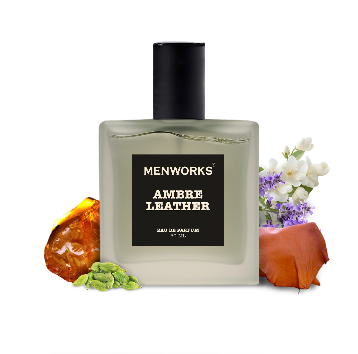 Menworks Ambre Leather Perfume – Oud Leather Fragrance for Men, Bold & Intense 25% Oil EDP