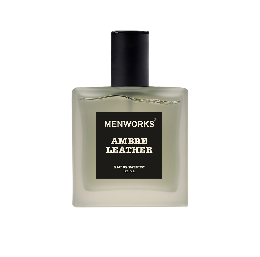 Menworks Ambre Leather Perfume – Oud Leather Fragrance for Men, Bold & Intense 25% Oil EDP