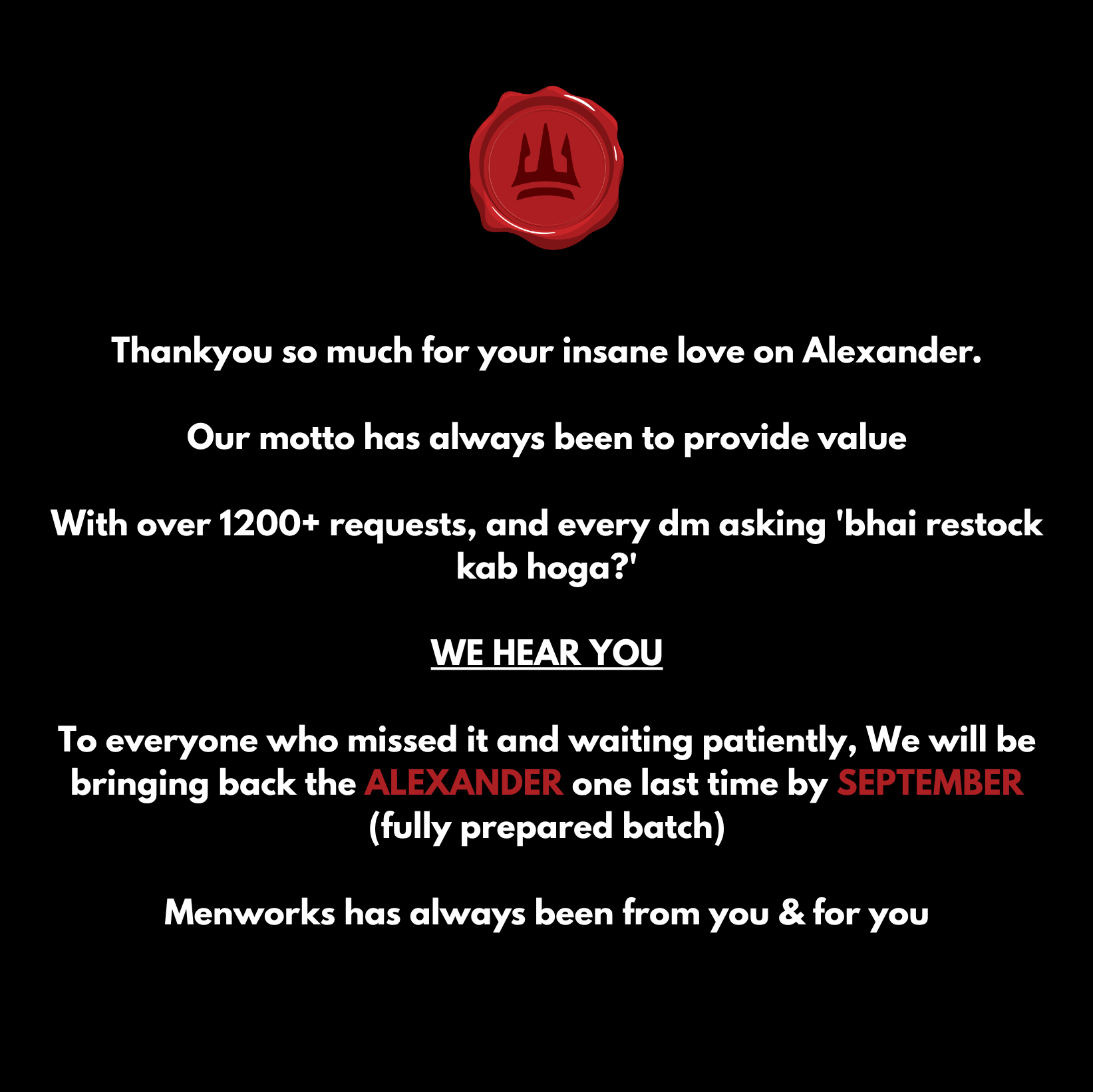 Alexander | Eau De Parfum (25% oil Conc.)