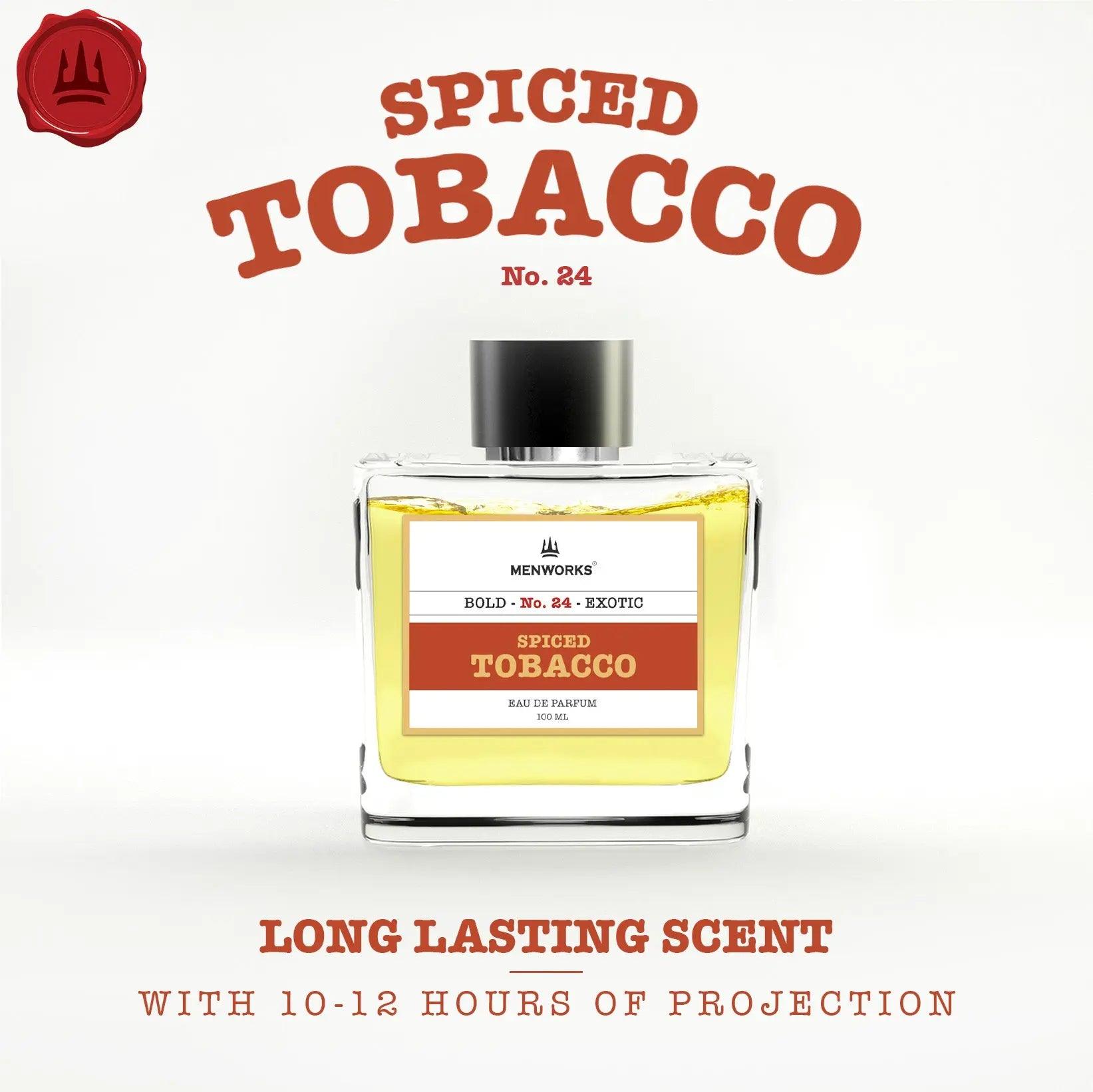 Spiced Tobacco Perfume | Woody Spicy| 100ml Menworks