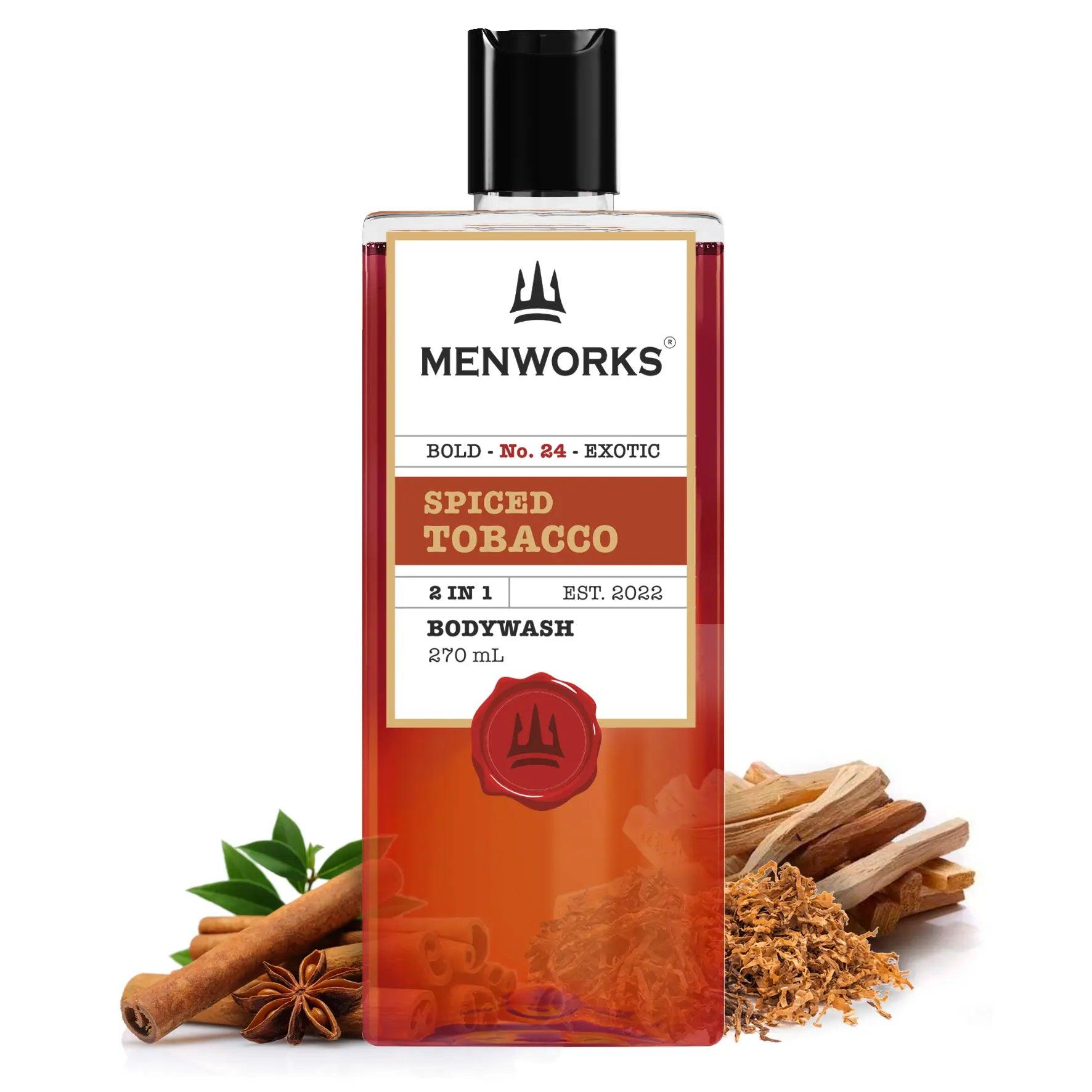 Spiced Tobacco Body Wash | Tobacco Woody Spicy | 270ml Menworks