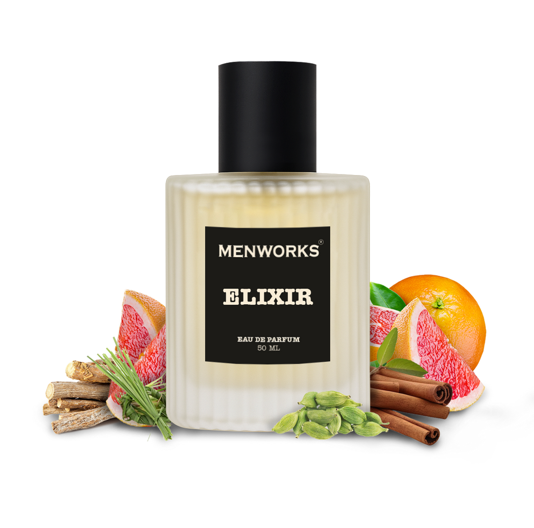 Menworks Elixir bottle