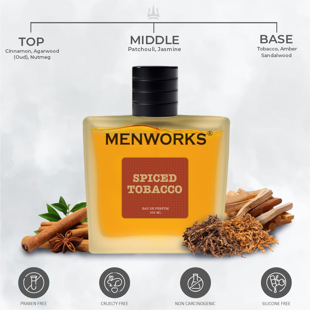 Menworks Spiced Tobacco Perfume Woody Spicy| 25% EDP