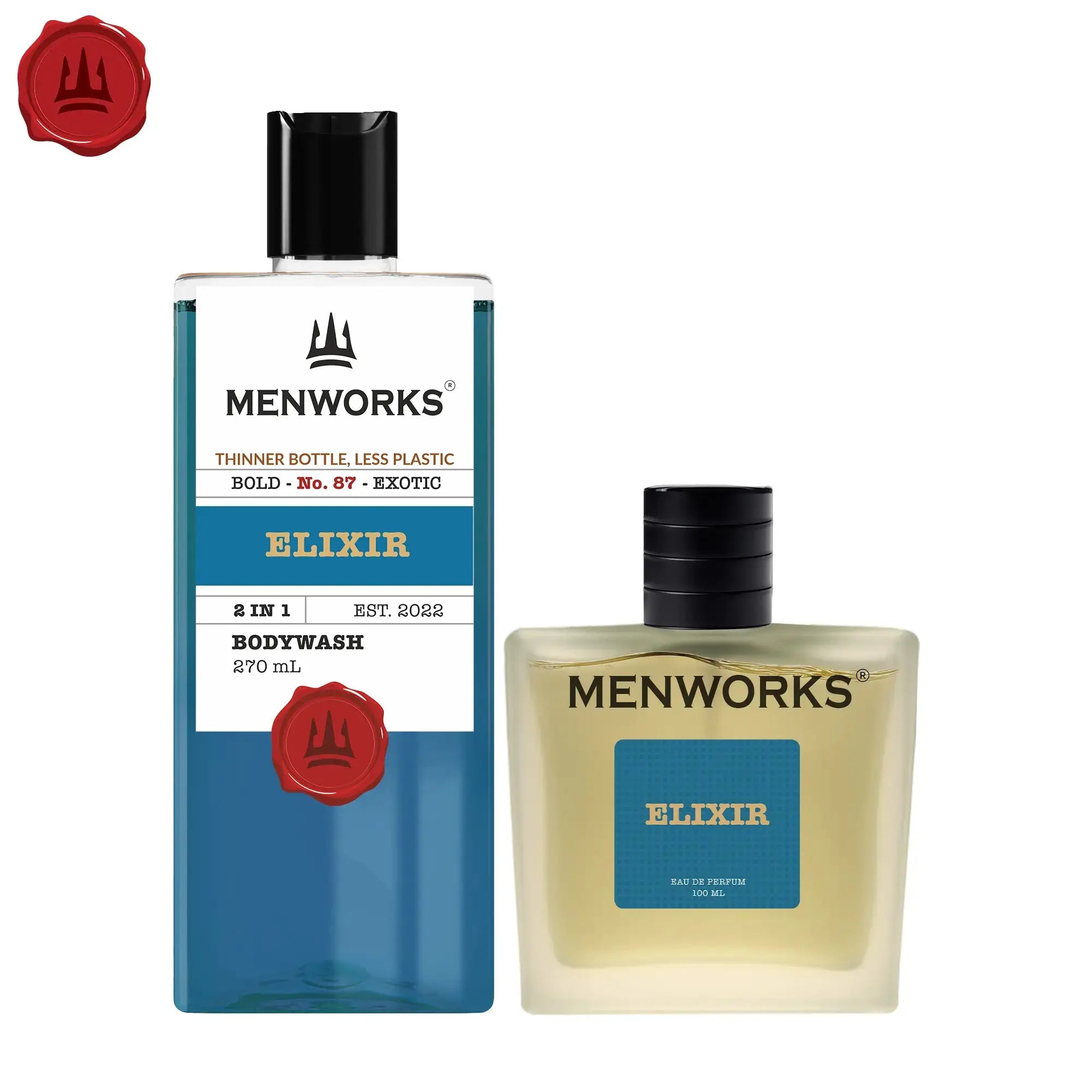 Menworks Absolute Male Combo (Body wash 270 ml+ Perfume 100 ml) (Copy) Menworks