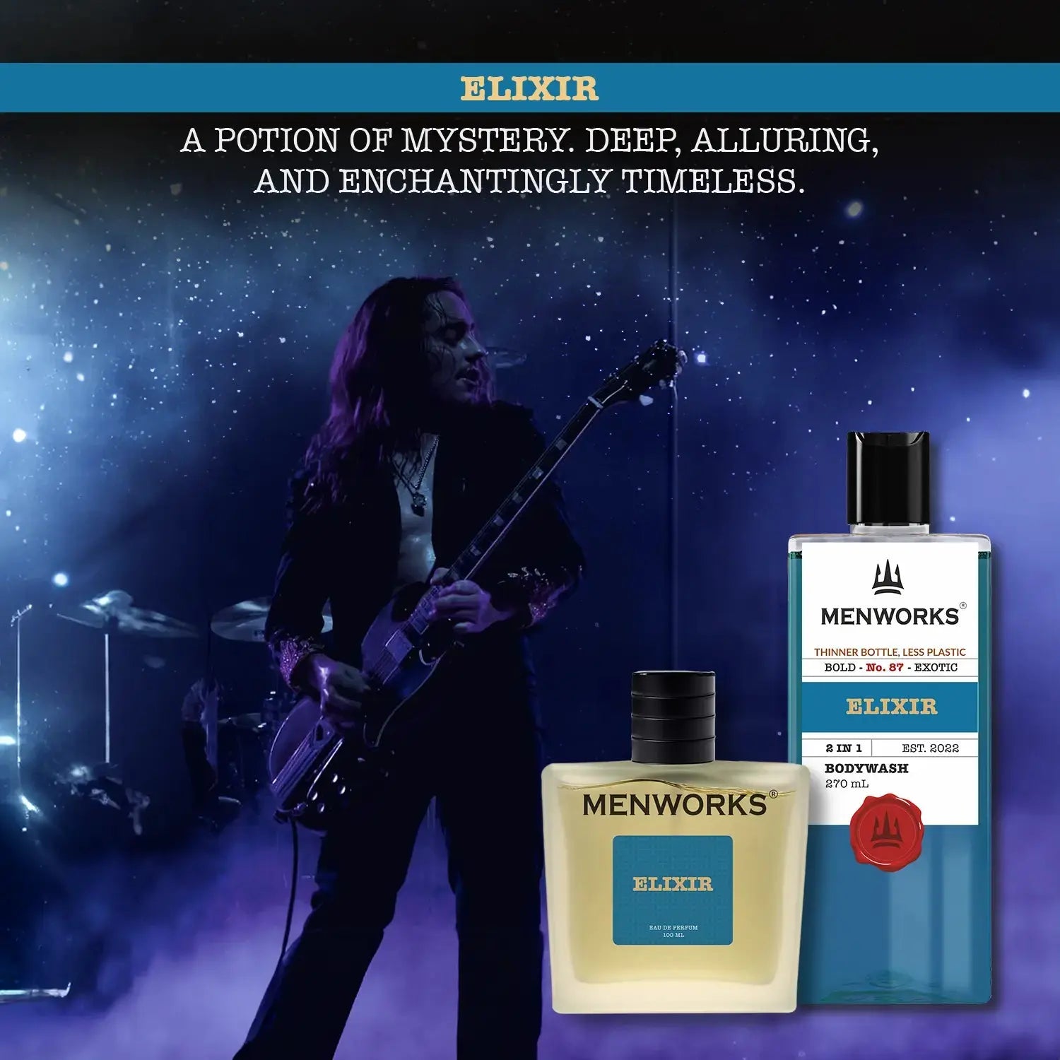 Menworks Absolute Male Combo (Body wash 270 ml+ Perfume 100 ml) (Copy) Menworks