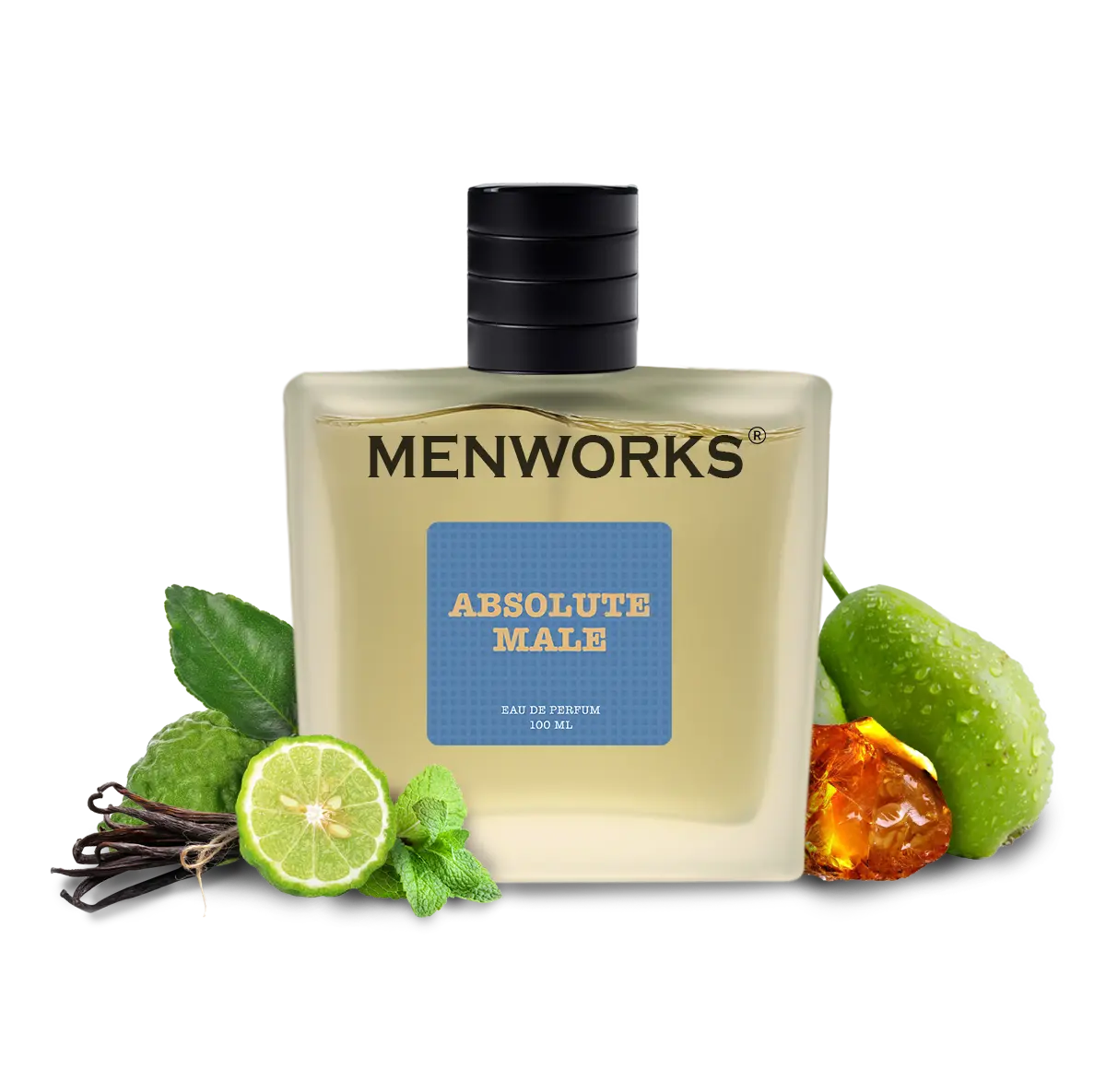 Menworks Absolute Male Perfume | Vanilla Fruity Spicy | 100 ml Menworks