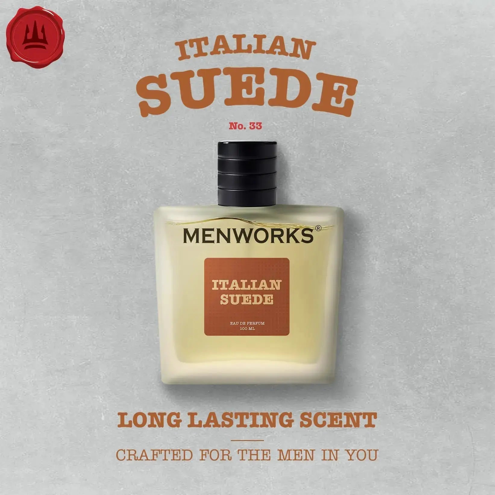 Menworks Gift Box Italian Suede Combo (Body wash 270 ml+ Perfume 100 ml) Menworks