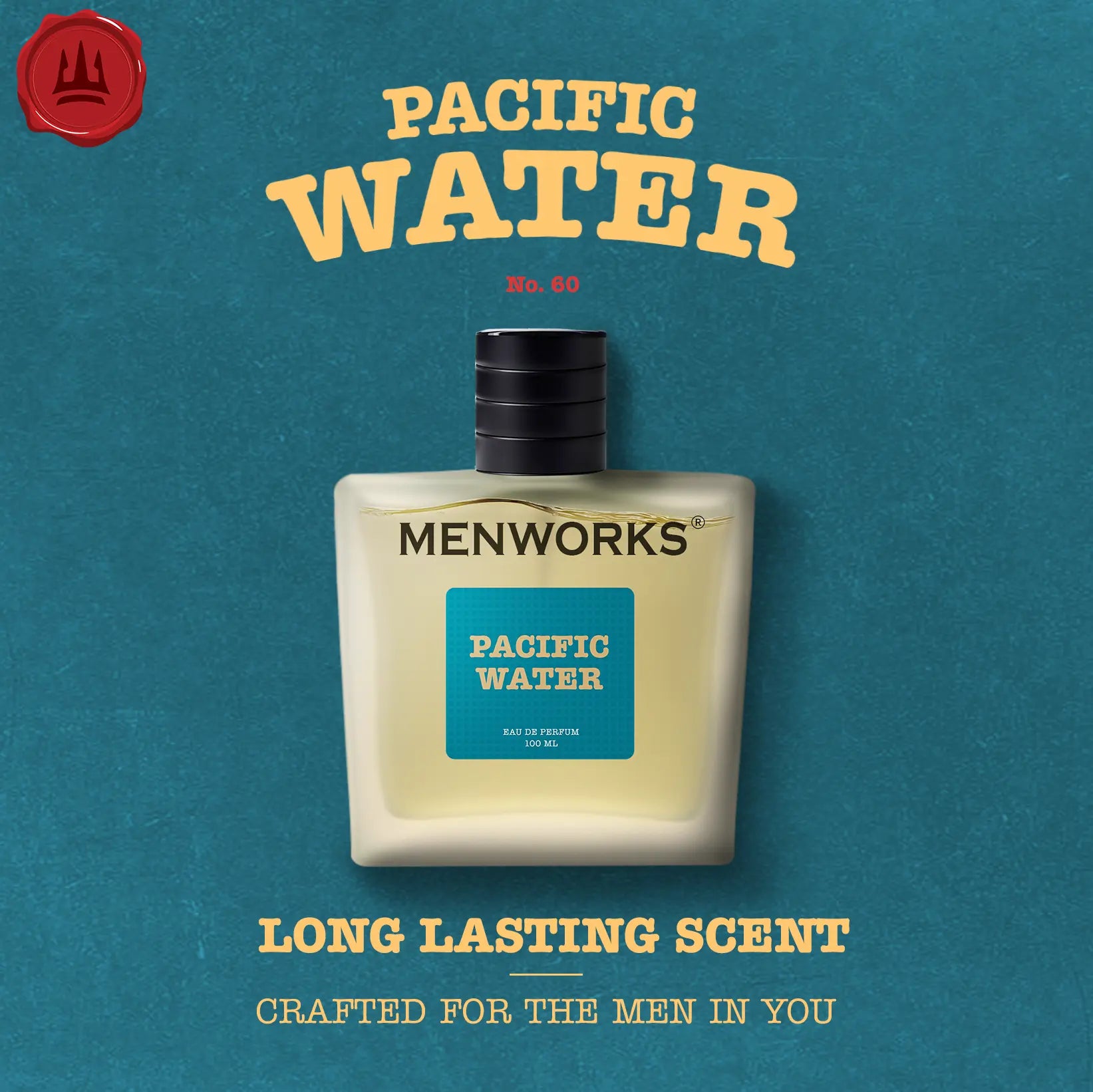 Menworks Pacific Water Perfume | Aquatic Fresh Spicy | 100 ml Menworks