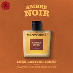 Menworks® Ambre Noir Perfume |Amber Woody Incense| 100ml Menworks