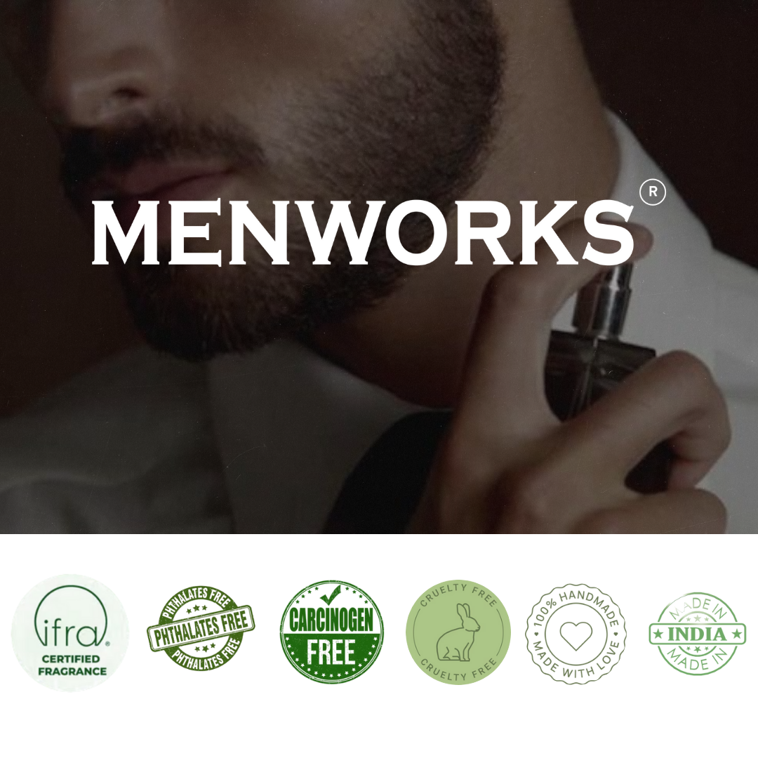 Menworks Ingenious Perfume | Zesty Tropical Creamy| Eau De Parfum (25% oil Conc.)