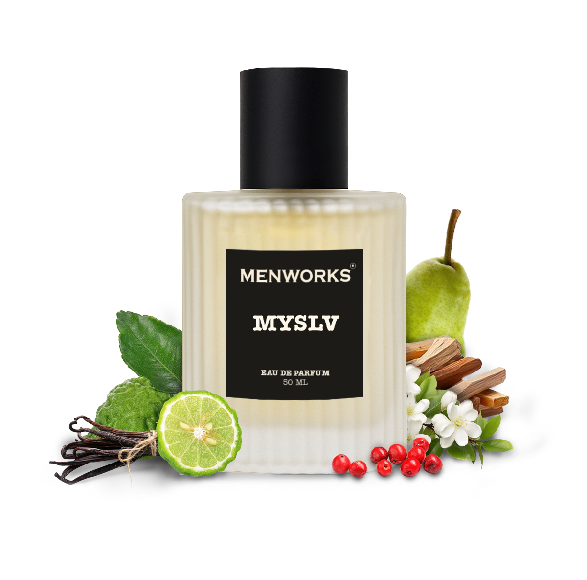 Menworks Myslv Perfume | Citrus Aromatic Musky | Eau De Parfum (25% oil Conc.)