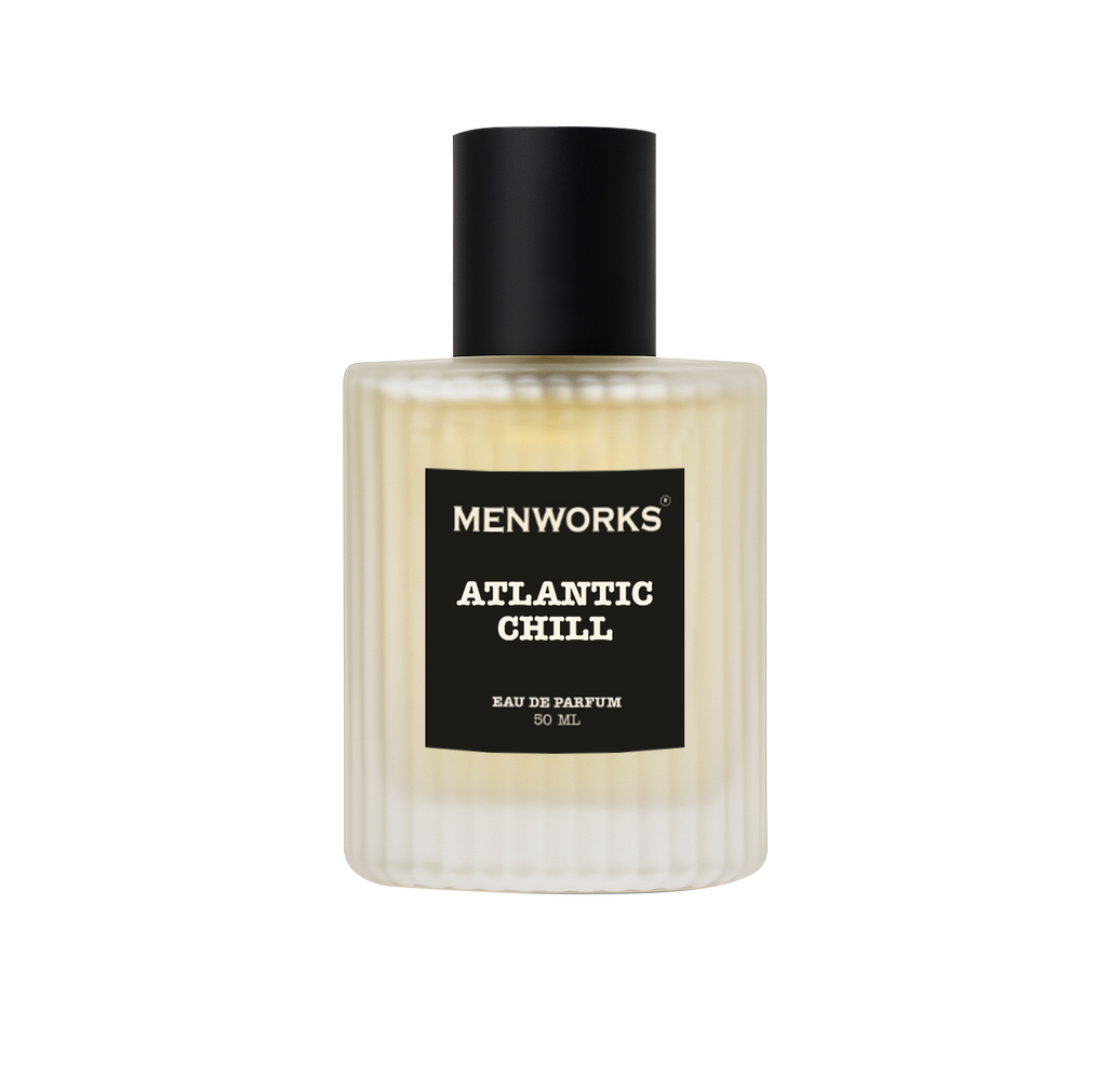 Menworks Atlantic Chill Perfume | Fresh Citrusy Aromatic | Eau De Parfum (25% oil Conc.)