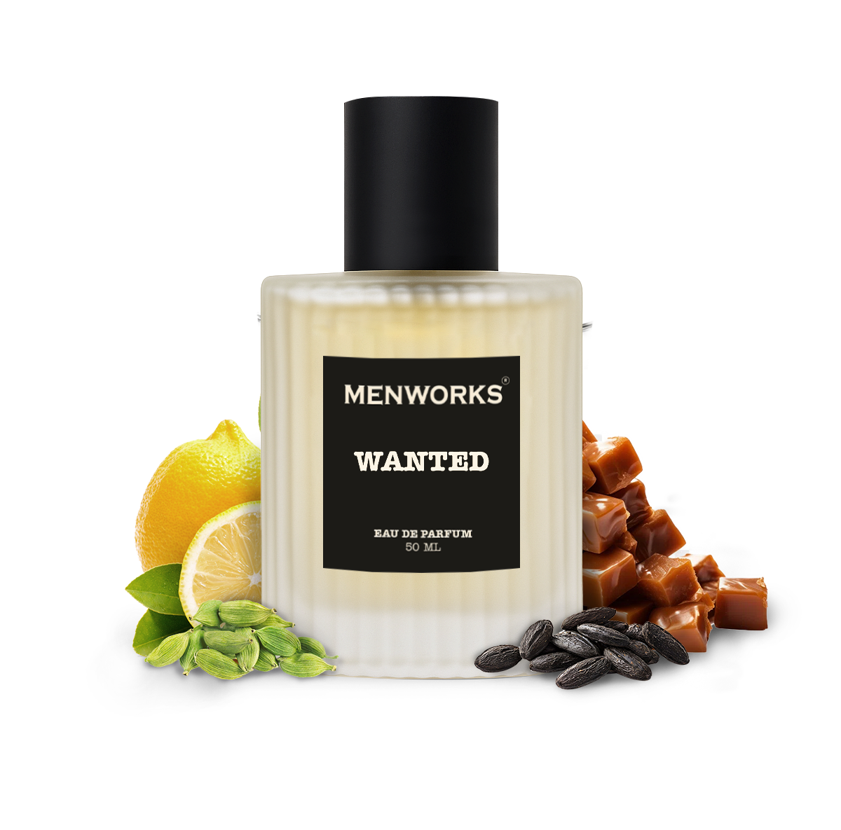Menworks Wanted Perfume | Gourmand Sweet Sensual | Eau De Parfum (25% oil Conc.)