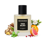 Menworks The Bleu Perfume | Crisp Aromatic Fougere| Eau De Parfum (25% oil Conc.)