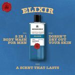 elixir body wash shower men sauvage elixir woody warm fresh spicy