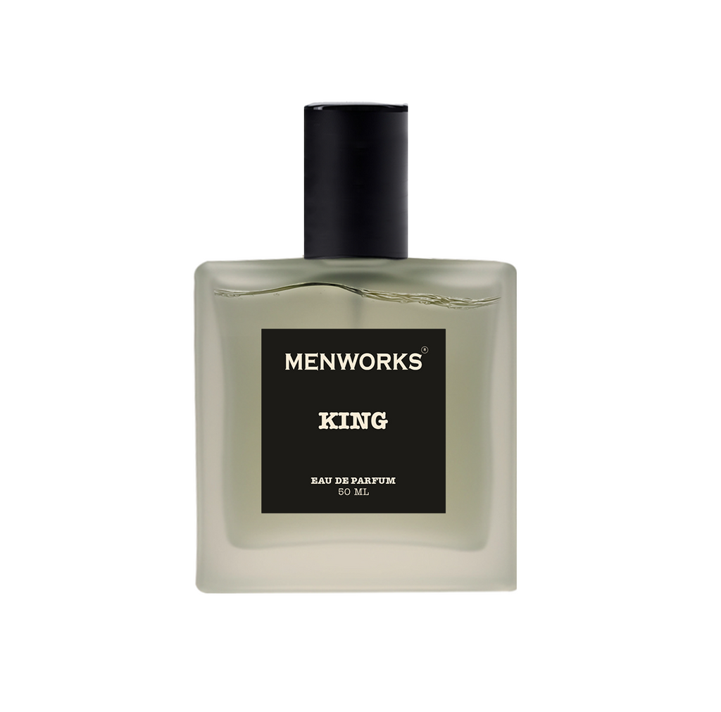 Menworks King Perfume – Woody Spicy Masculine Scent for Men, Strong Long Lasting Eau de Parfum