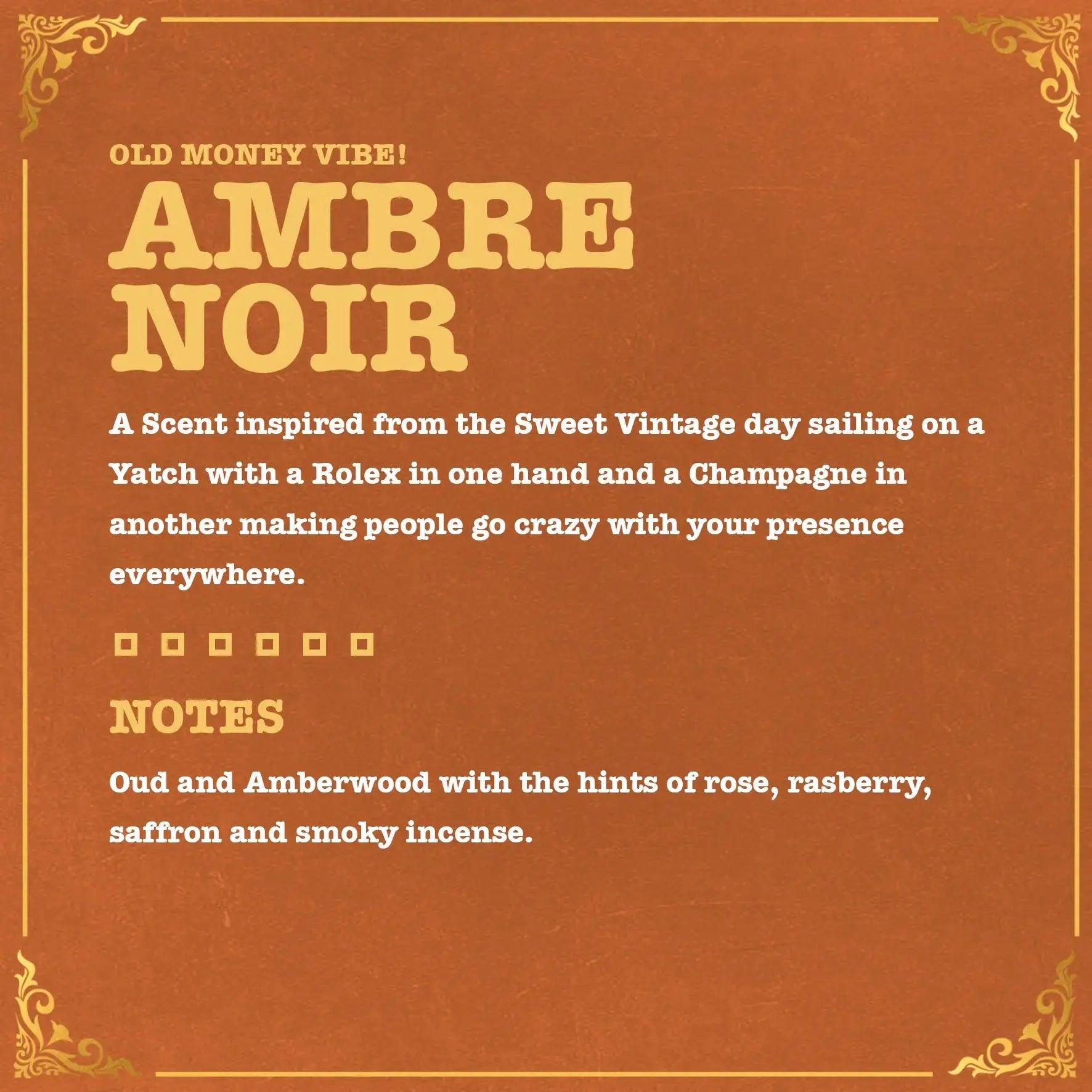 Ambre Noir Body Wash | Oud Amber Woody | 270ml (Copy) Menworks