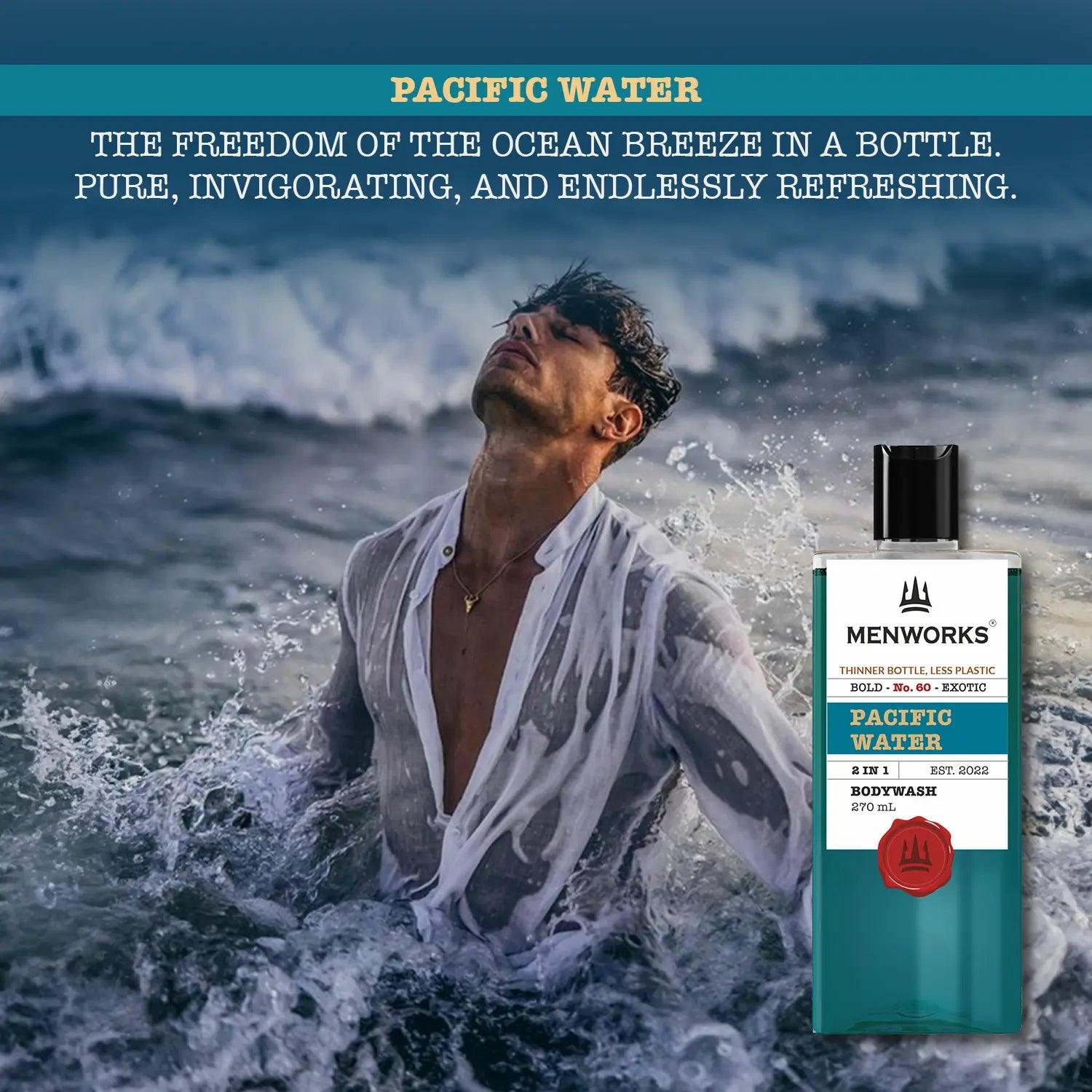 Pacific Water Body Wash | Aquatic Fresh Spicy | 270ml (Copy) Menworks