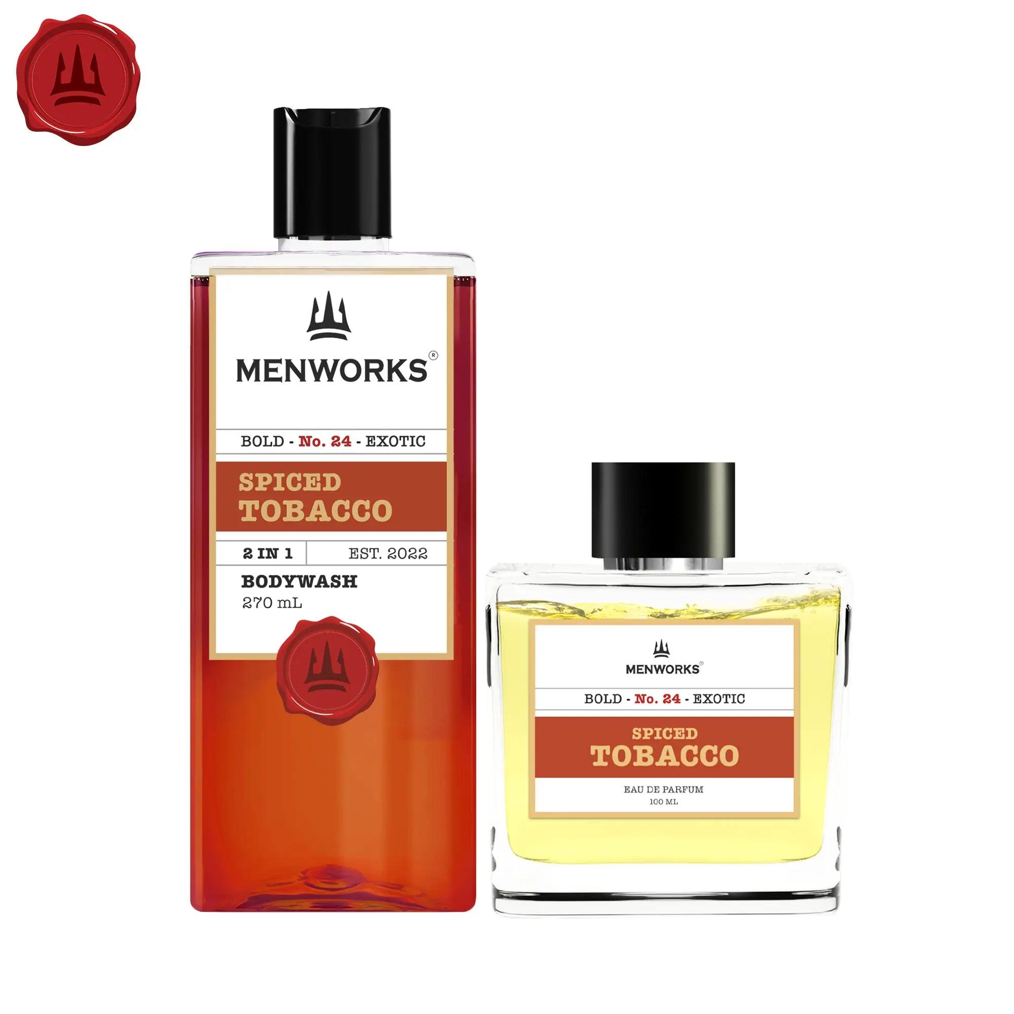 Spiced Tobacco Combo (Body wash 270 ml+ Perfume 100 ml) Menworks