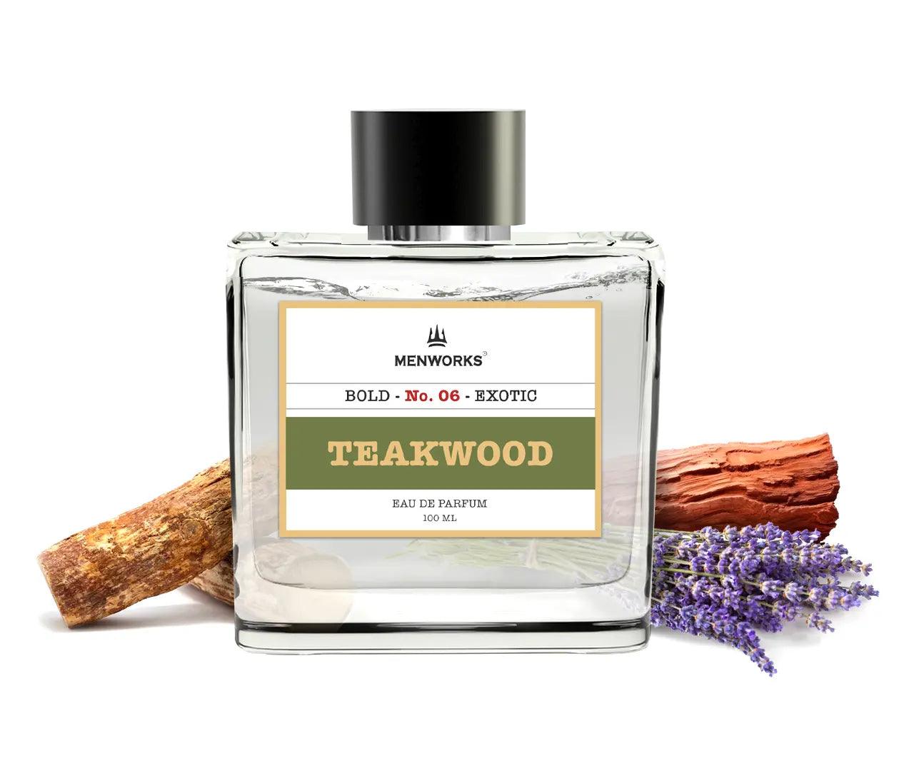 Teakwood Perfume |Clean Fresh Woody| 100ml Menworks