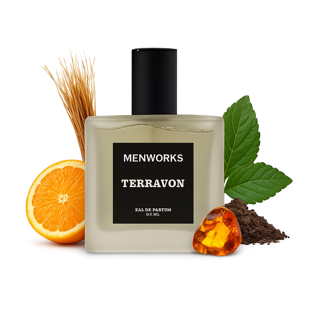 Menworks Terravon Perfume | Woody Earthy Mineral| Eau De Parfum (30% oil Conc.)
